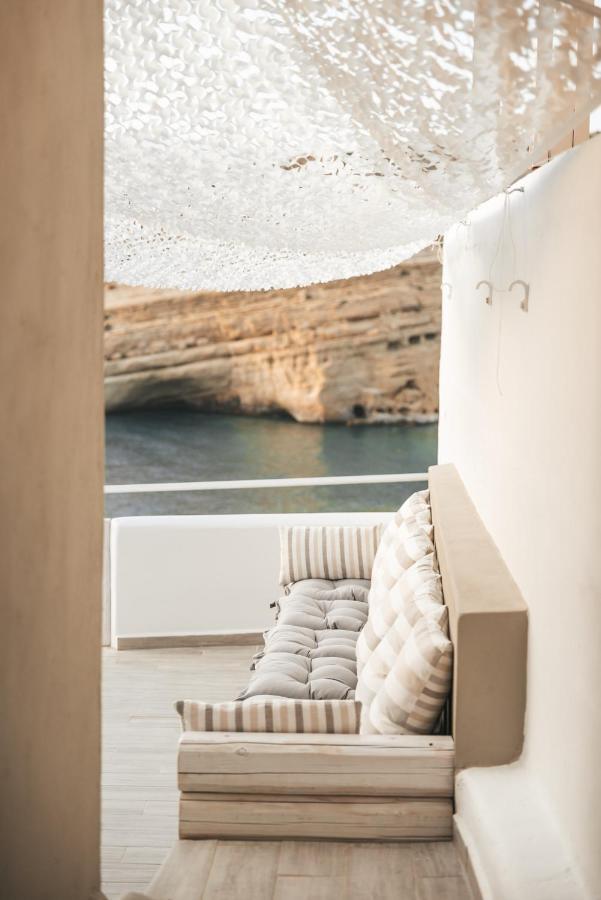Nostos Cave Seaview Apartment Matala Zewnętrze zdjęcie